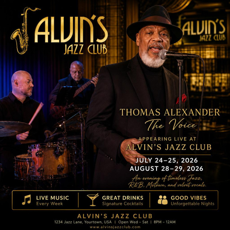 Thomas Alexander Live at Alvin's Jazz Club