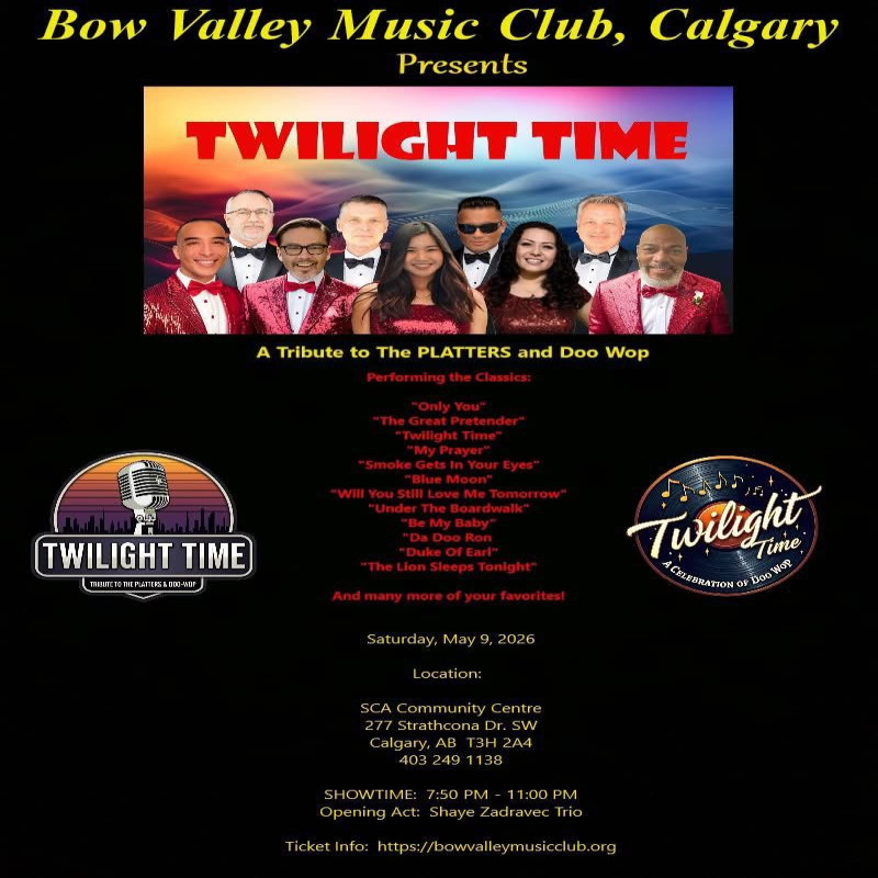 Twilight Time Live in Calgary 2026